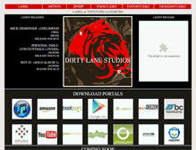 Tablet Screenshot of dirty-lane-studios.de